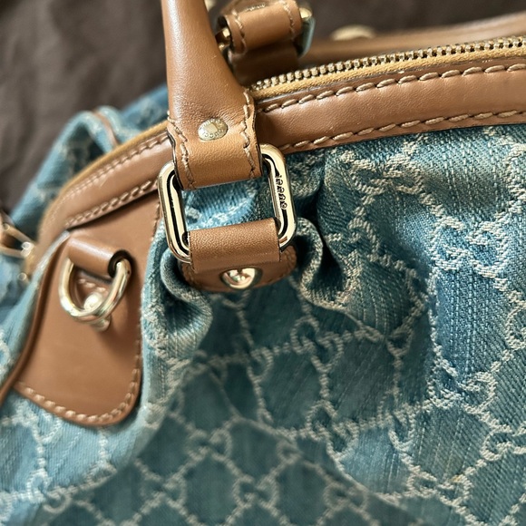Gucci Denim Medium Sukey Tote Shoulder Bag - Picture 6 of 17